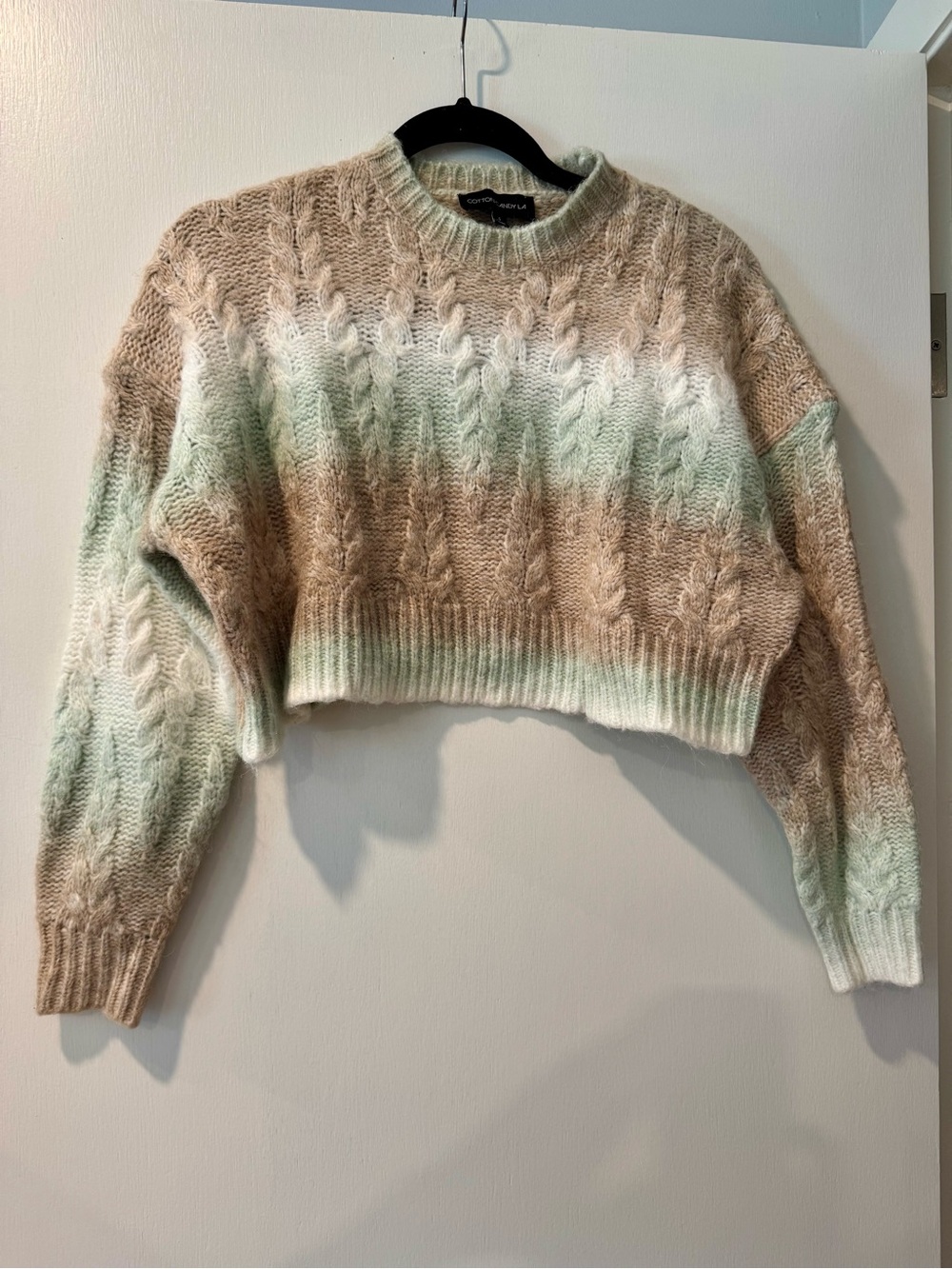 Cotton candy LA sweater